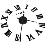 Vidaxl 3D Wanduhr Moderne xxl 100 cm schwarz