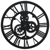 VidaXL Wanduhr 30 cm Acryl schwarz