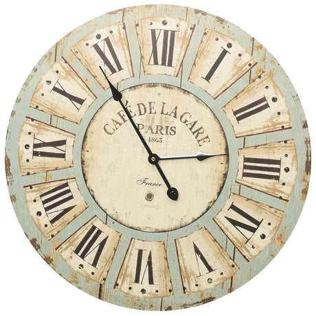 Vidaxl Wanduhr 60 cm MDF Multicolor