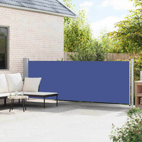 Vidaxl Garden Bildschirm Ausziehbar 140 x 600 cm blau