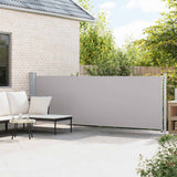 Vidaxl Garden Bildschirm ausziehbar 140 x 600 cm Grau