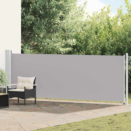 Vidaxl Garden Bildschirm ausziehbar 140 x 600 cm Grau