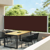 Vidaxl Gartenbildschirm ausziehbar 140 x 600 cm Braun
