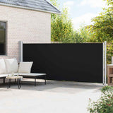 Vidaxl Garden Screen ausziehbar 600x160 cm Schwarz