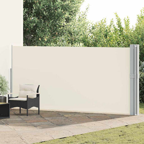 Vidaxl Garden Bildschirm Ausziehbar 170x1200 cm Creme