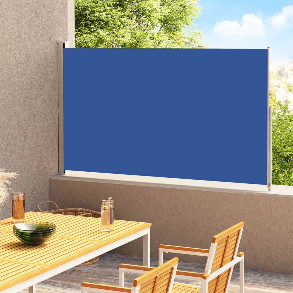 Vidaxl Garden Bildschirm ausziehbar 180 x 300 cm blau