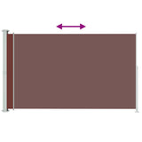 Vidaxl Garden Bildschirm ausziehbar 200x300 cm braun
