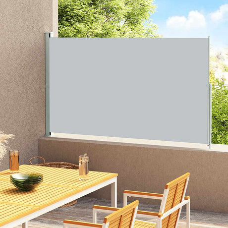 Vidaxl Garden Screen ausziehbar 220x300 cm Grau