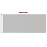Vidaxl Garden Screen ausziehbar 220 x 500 cm Grau