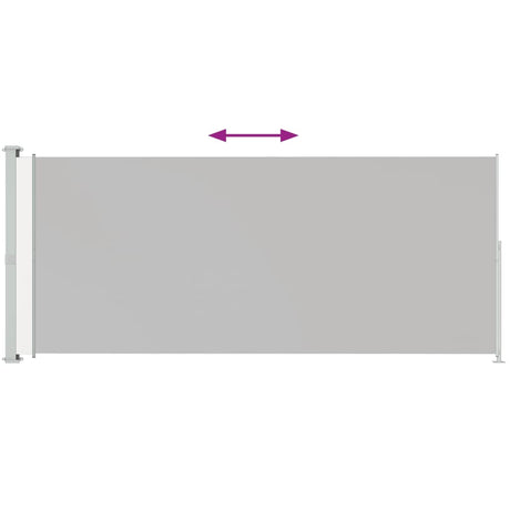Vidaxl Garden Screen ausziehbar 220 x 500 cm Grau