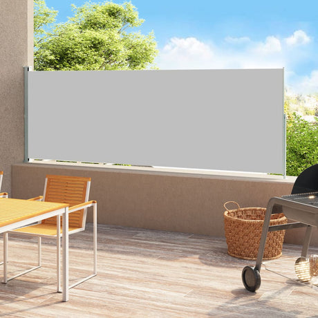 Vidaxl Garden Screen ausziehbar 220 x 500 cm Grau