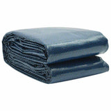 Vidaxl Pool Folie Solar schweben 800 x 500 cm PE schwarz und blau