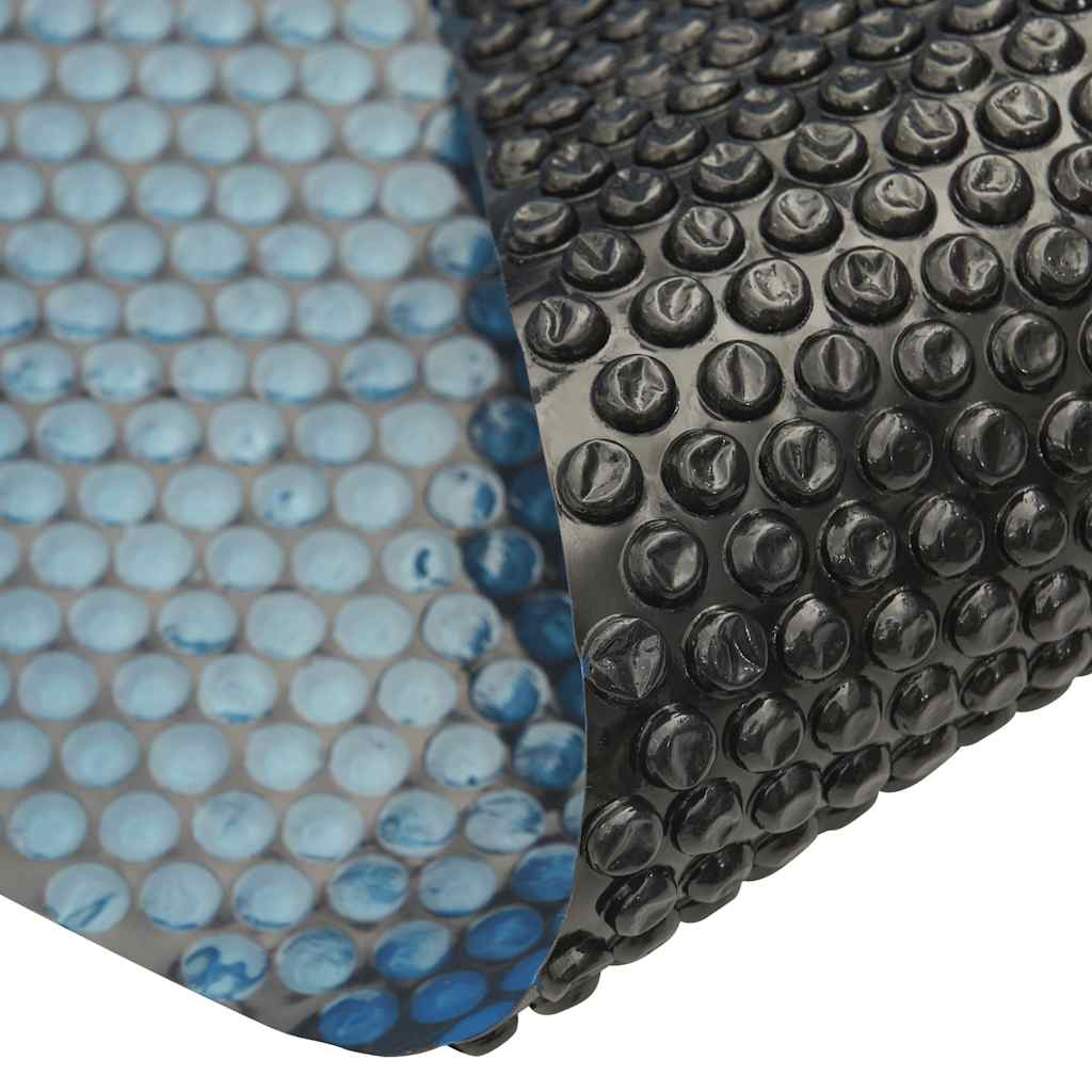 Vidaxl Pool Folie Solar schweben 500 x 300 cm PE schwarz und blau