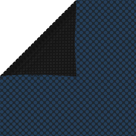 Vidaxl Pool Folie Solar schwimmend 1200x600 cm pe schwarz und blau