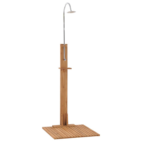 Vidaxx Außendusche 75x75x210 cm massives Teakholz