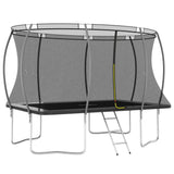 VIDAXL -Trampolin -Set rechteckig 150 kg 335x244x90 cm
