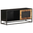 Vidaxl tv-meubel 90x30x40 cm ruw mangohout