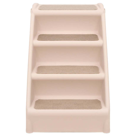 Vidaxl Hundetreppe faltbare 62 x 40 x 49,5 cm Creme