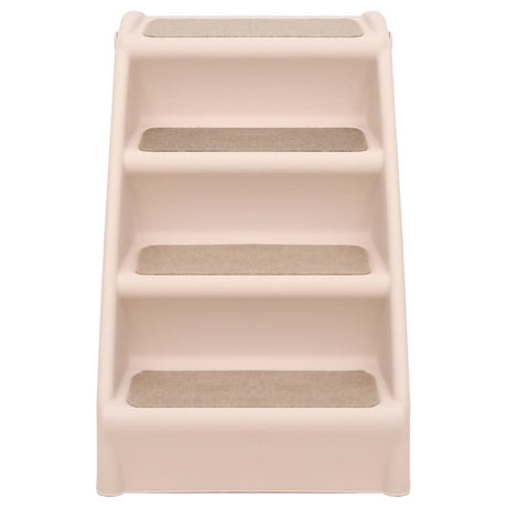 Vidaxl Hundetreppe faltbare 62 x 40 x 49,5 cm Creme