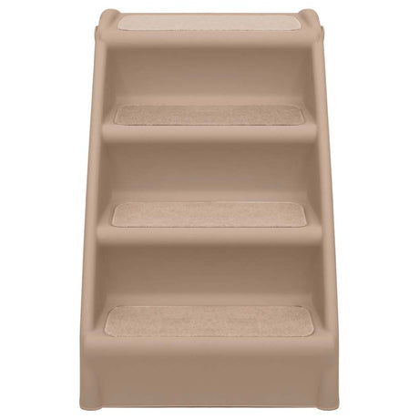 Vidaxl Hundetreppe faltbare 62x40x49.5 cm Braun