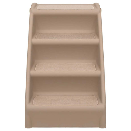 Vidaxl Hundetreppe faltbare 62x40x49.5 cm Braun
