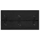VIDAXL TRAVE FRONTER 81x41x40 cm Stoff schwarz
