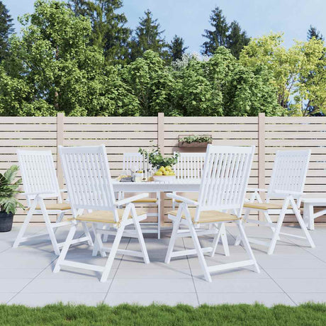 Vidaxl Garden Stuhl Kissen 6 Stcs 40x40x4 cm Oxford Stoff Beige