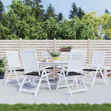 Vidaxl Gartenstuhl Kissen 6 ST 40x40x4 cm Oxford Stoff schwarz