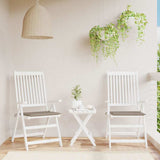 Vidaxl Gartenstuhl Kissen 2 Stcs 40x40x4 cm Oxford Stofftaupe