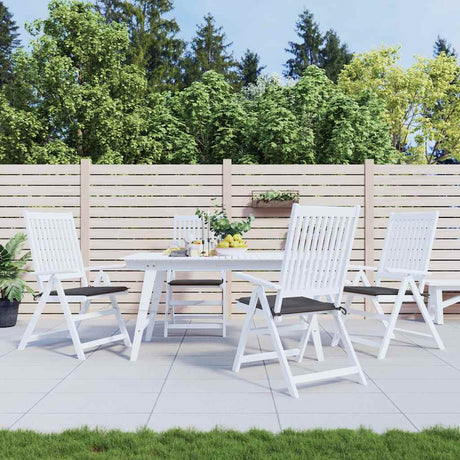 Vidaxl Gartenstuhl Kissen 4 ST 50 x 50 x 4 cm Oxford Stoffanthrazit -gelöscht