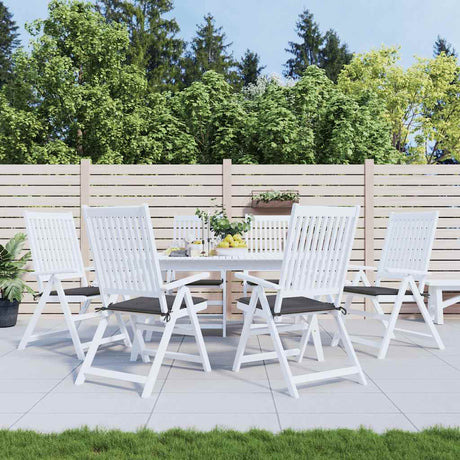 Vidaxl Gartenstuhlkissen 6 ST 50 x 50 x 4 cm Oxford Stoffanthrazit -gelöscht