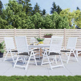 Vidaxl Gartenstuhlkissen 6 ST 50 x 50 x 4 cm Oxford Stoffanthrazit -gelöscht