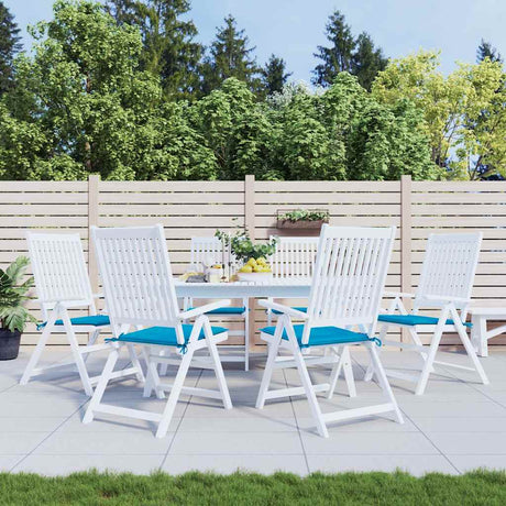 VidaXL Gartenstuhlkissen 6 Stück 50x50x4 cm Oxford-Stoff blau