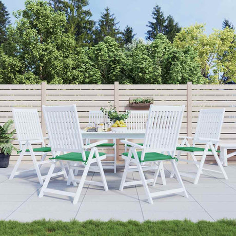VidaXL Gartenstuhlkissen 6 Stück 50x50x4 cm Oxford-Stoff grün