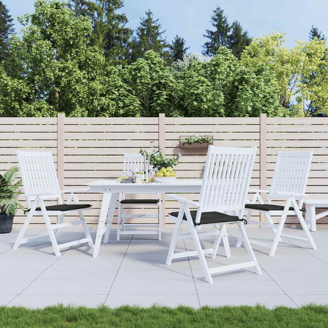 Vidaxl Gartenstuhl Kissen 4 ST 50 x 50 x 4 cm Oxford Stoff schwarz