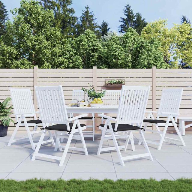 Vidaxx Gartenstuhlkissen 6 Stück 50x50x4 cm Oxford-Stoff schwarz
