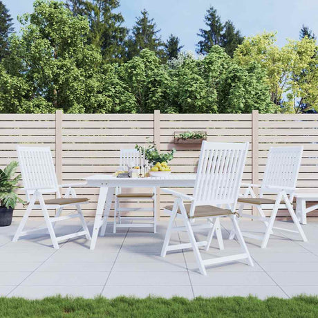 Vidaxl Gartenstuhl Kissen 4 ST 50 x 50 x 4 cm Oxford Stofftaupe