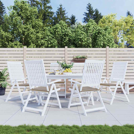 VidaXL Gartenstuhlkissen 6 Stück 50x50x4 cm Oxford-Stoff Taupe
