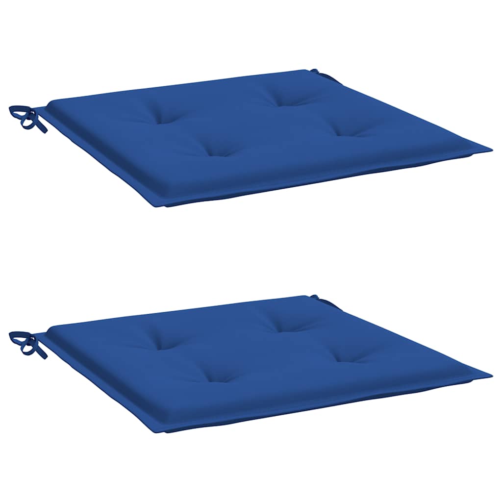 Vidaxl Gartenstuhl Kissen 2 ST 50 x 50 x 4 cm Oxford Fabric Royal Blau