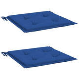 Vidaxl Gartenstuhl Kissen 2 ST 50 x 50 x 4 cm Oxford Fabric Royal Blau