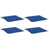 Vidaxl Gartenstuhl Kissen 4 ST 50 x 50 x 3 cm Oxford Fabric Royal Blau