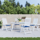 Vidaxl Gartenstuhl Kissen 4 ST 50 x 50 x 3 cm Oxford Fabric Royal Blau