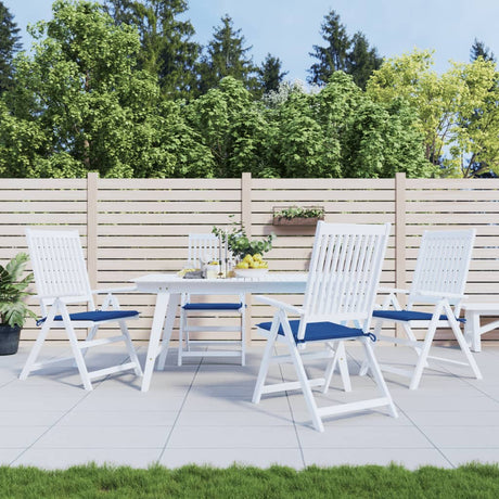 Vidaxl Gartenstuhl Kissen 4 ST 50 x 50 x 3 cm Oxford Fabric Royal Blau