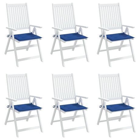 Vidaxl Gartenstuhl Kissen 6 ST 50 x 50 x 3 cm Oxford Fabric Royal Blau