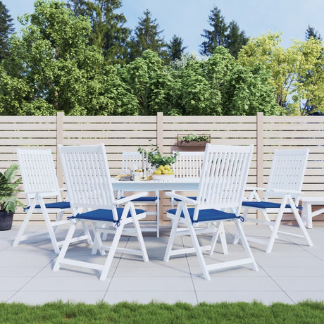 Vidaxl Gartenstuhl Kissen 6 ST 50 x 50 x 3 cm Oxford Fabric Royal Blau