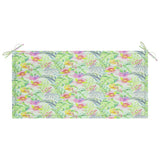 Vidaxl Garden Bench Kissen 100x50x3 cm Oxford Stoffblattmuster