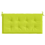 Vidaxl Gartenbank Kissen 120x50x4 cm Oxford Stoff hellgrün