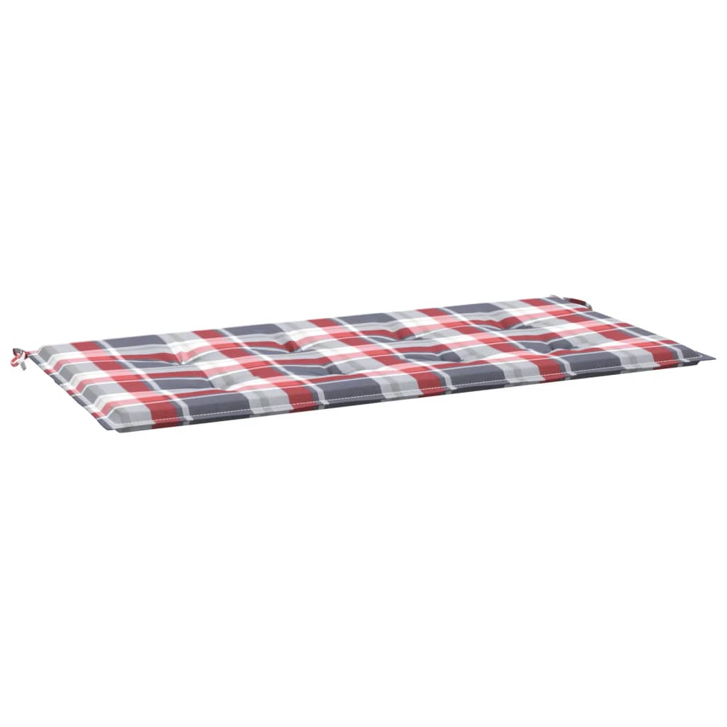 Vidaxl Gartenbank Kissen 120x50x3 cm Oxford Stoff Diamond Muster rot