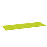Vidaxl Gartenbank Kissen 150x50x3 cm Oxford Stoff hellgrün