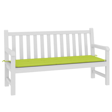 Vidaxl Gartenbank Kissen 150x50x3 cm Oxford Stoff hellgrün